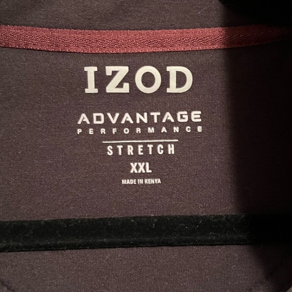 Men's IZOD Advantage SportFlex Performance Stretch Fleece Quarter-Zip Pullover - Picture 9 of 9